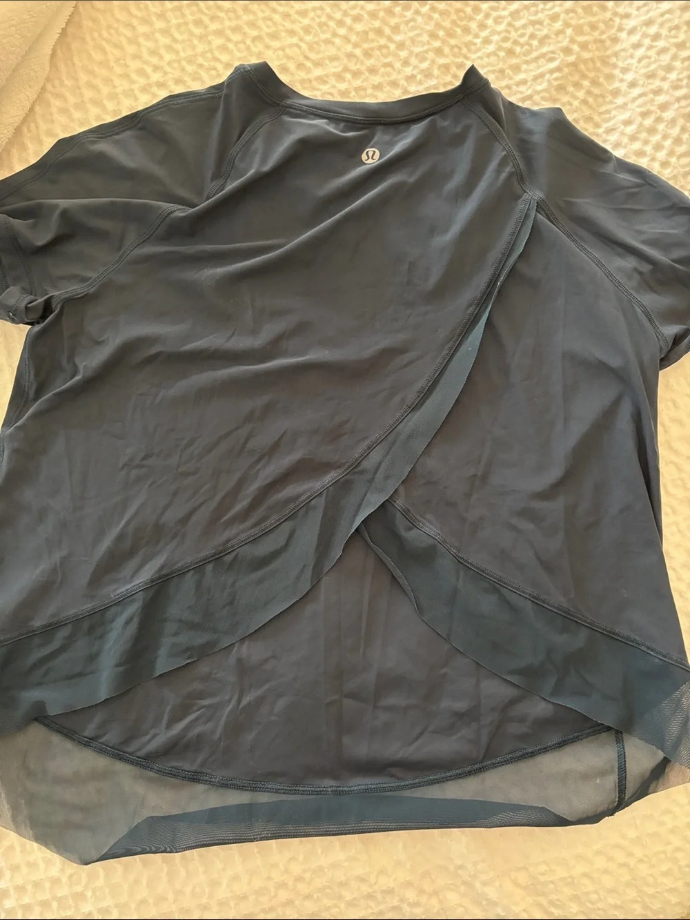 Lululemon navy open back top